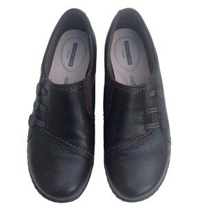 Collection by Clarks Ultimate Comfort  Brown Leather Slip on Shoes Size 6.5
